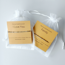 Load image into Gallery viewer, Morse Code Bracelet - LOVE Set