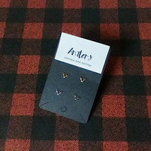 Load image into Gallery viewer, Holiday Antlers Earrings Set (gold and silver)