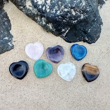 Load image into Gallery viewer, Natural Worry Stones (Heart)