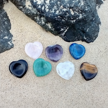 Load image into Gallery viewer, Natural Worry Stones (Heart)
